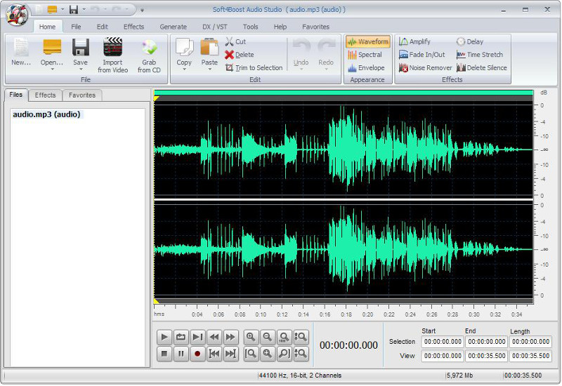 Click to view Soft4Boost Audio Studio 4.7.1.893 screenshot