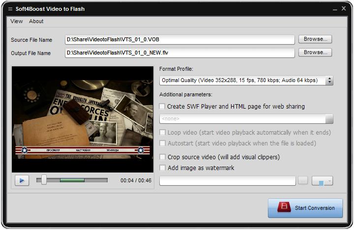 Soft4Boost Video to Flash 8.5.3.429